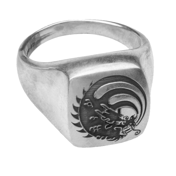 Morton's List Ring: Rainbow Dragon