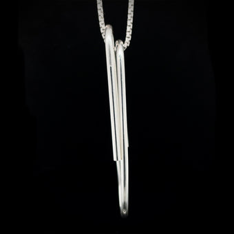 Paperclip Pendant by Alligator Jesus