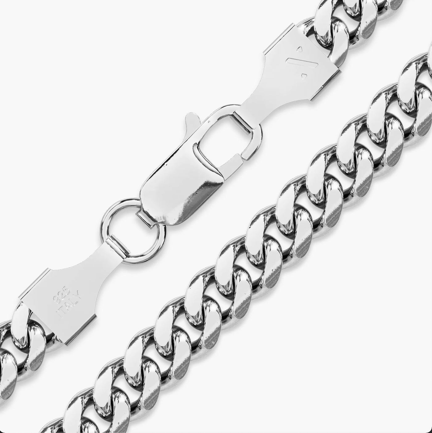 Silver Miami Curb Chain 7mm