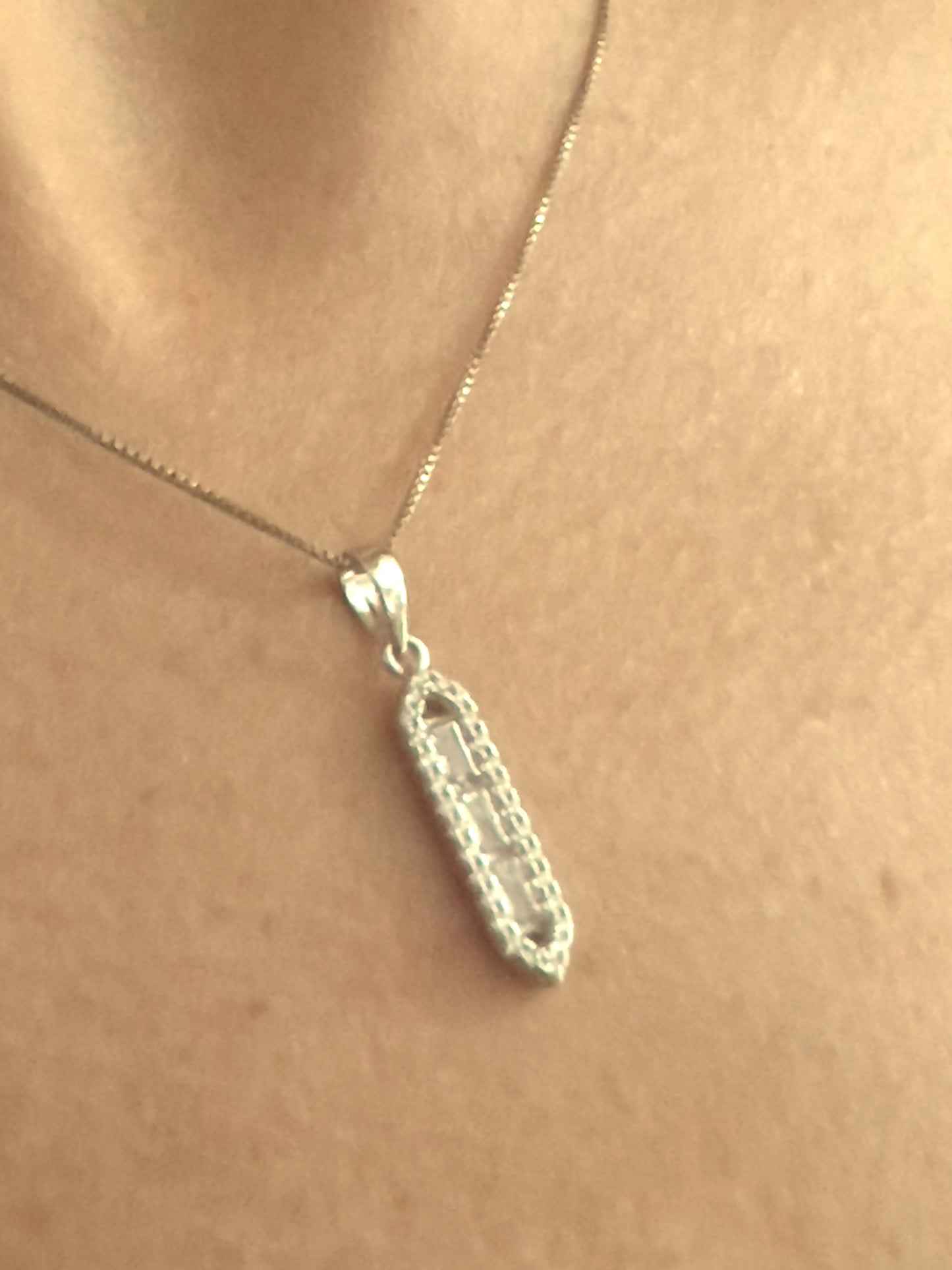 Silver Teardrop Pendant