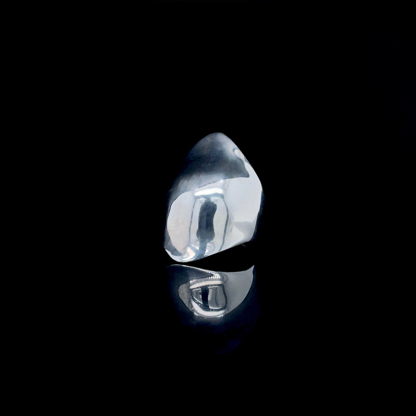 Silver Knuckle Cover Ring by Alligator Jesus - Half Cover