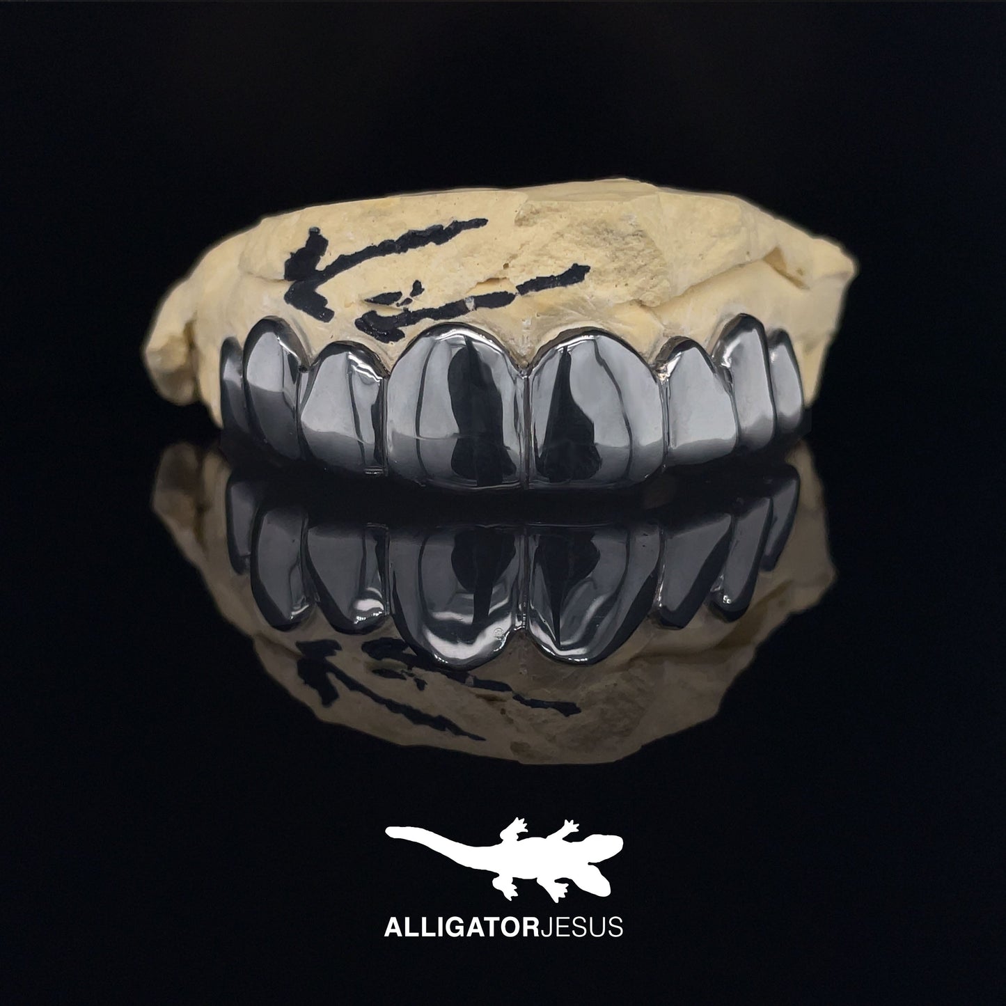 Gunmetal Gold Solid Cap Grillz