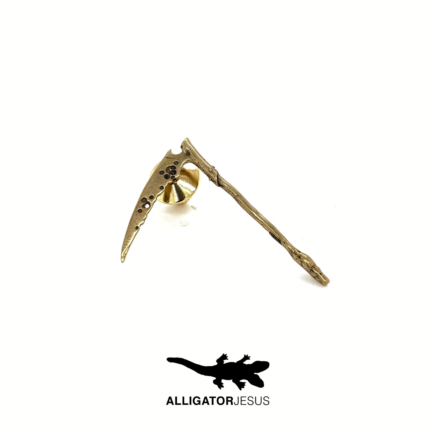 Scythe Pin in Brass